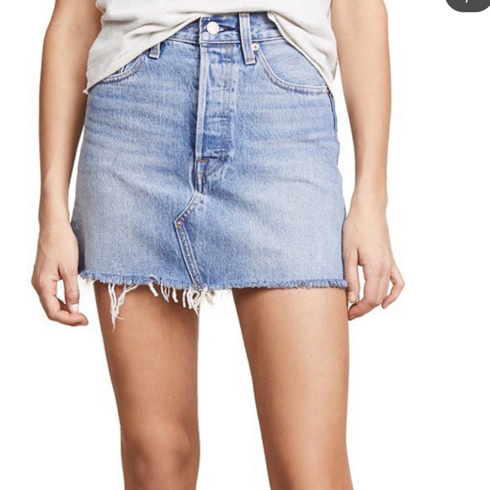 Levi Denim Mini Skirt